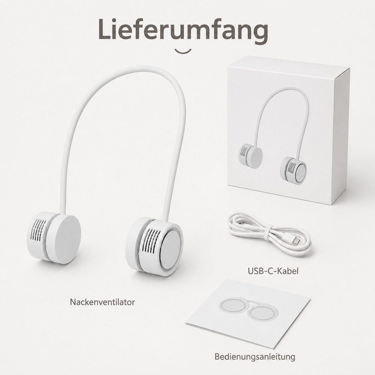 Zantan - Nackenventilator 360° verstellbar - DQ209