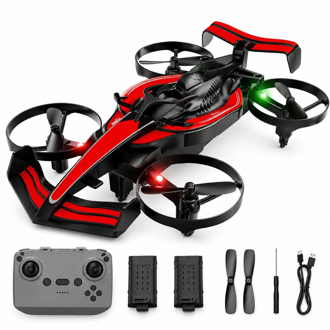 Goldstern RC-Autodrohne - Skyracer L1-Pro Rot