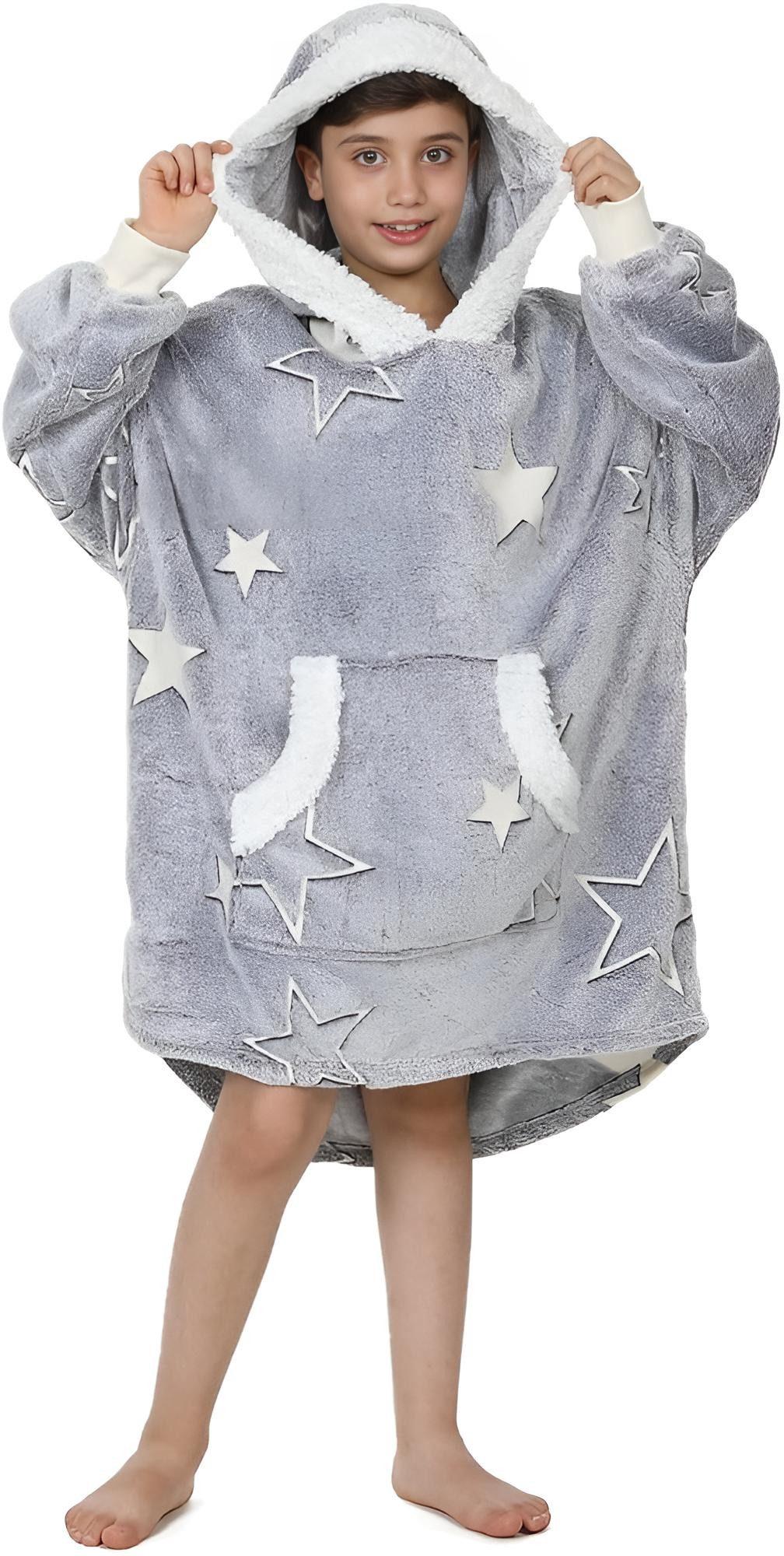 Winthome Kids Hoodie - SP61 Grau mit Stern