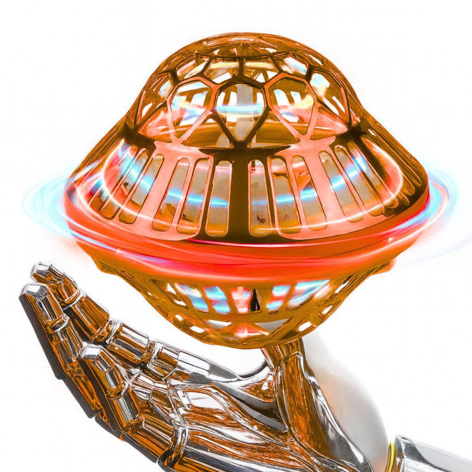 Flynova - LED Spielball Ufo - Rot