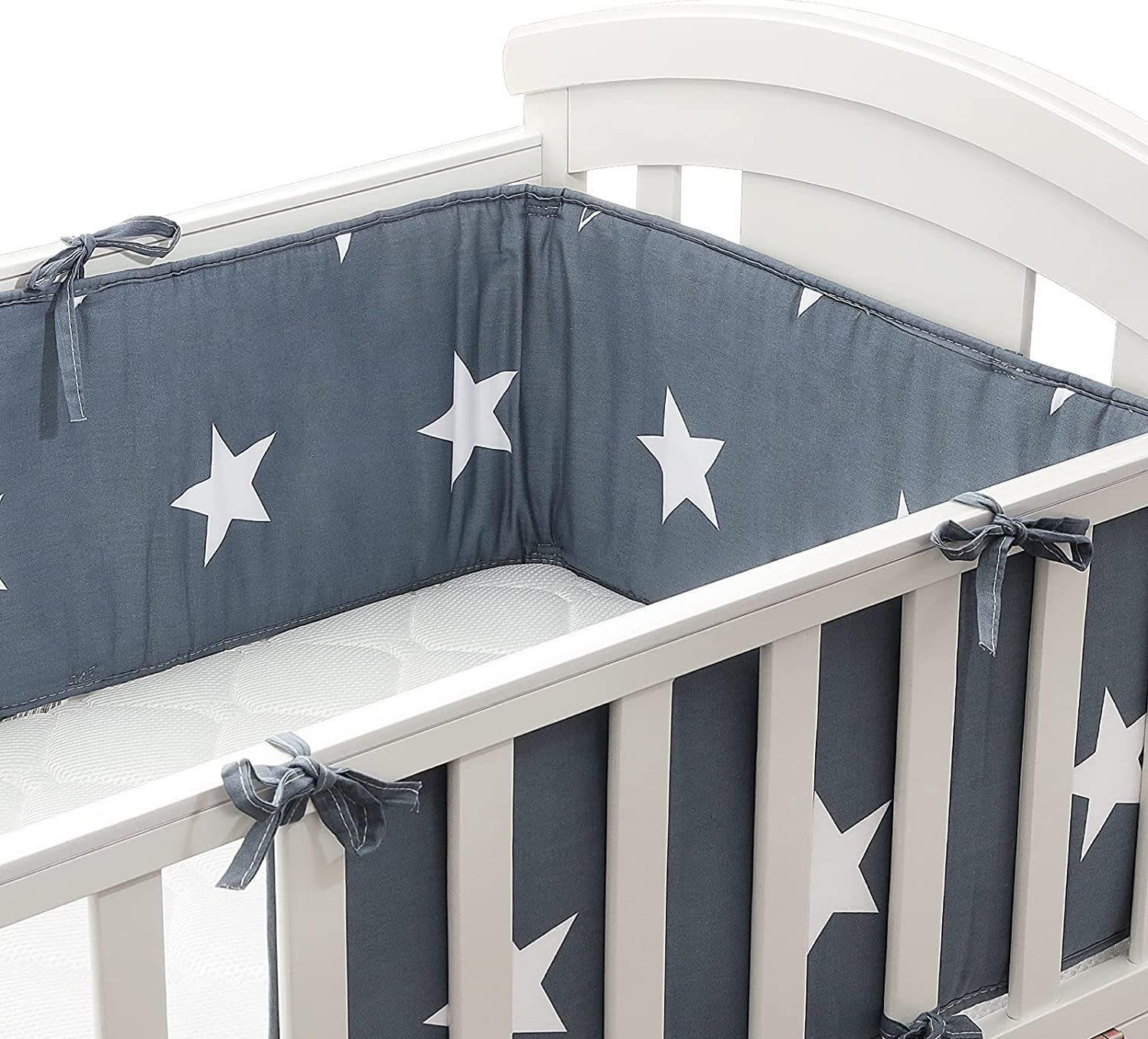 Luchild Bumpers - Bettumrandung - Star-Grau-360