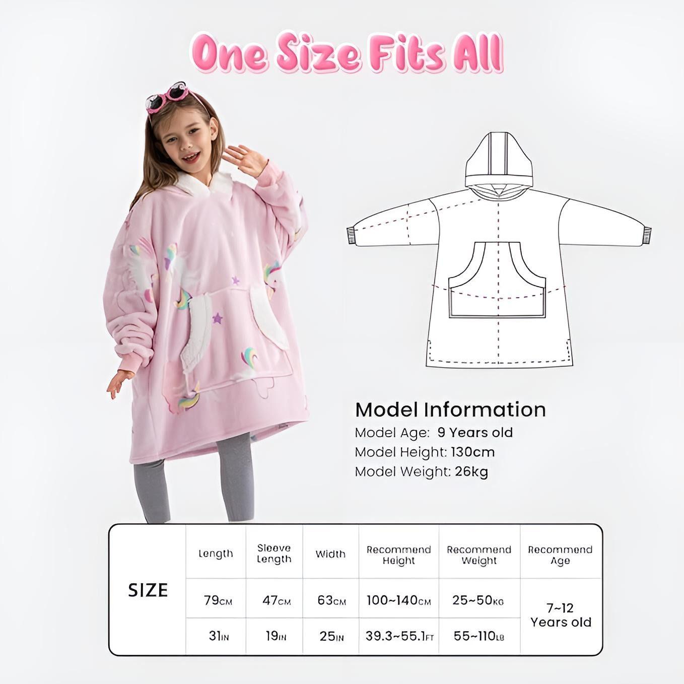 Winthome Kids Hoodie - 6XD9 Rosa