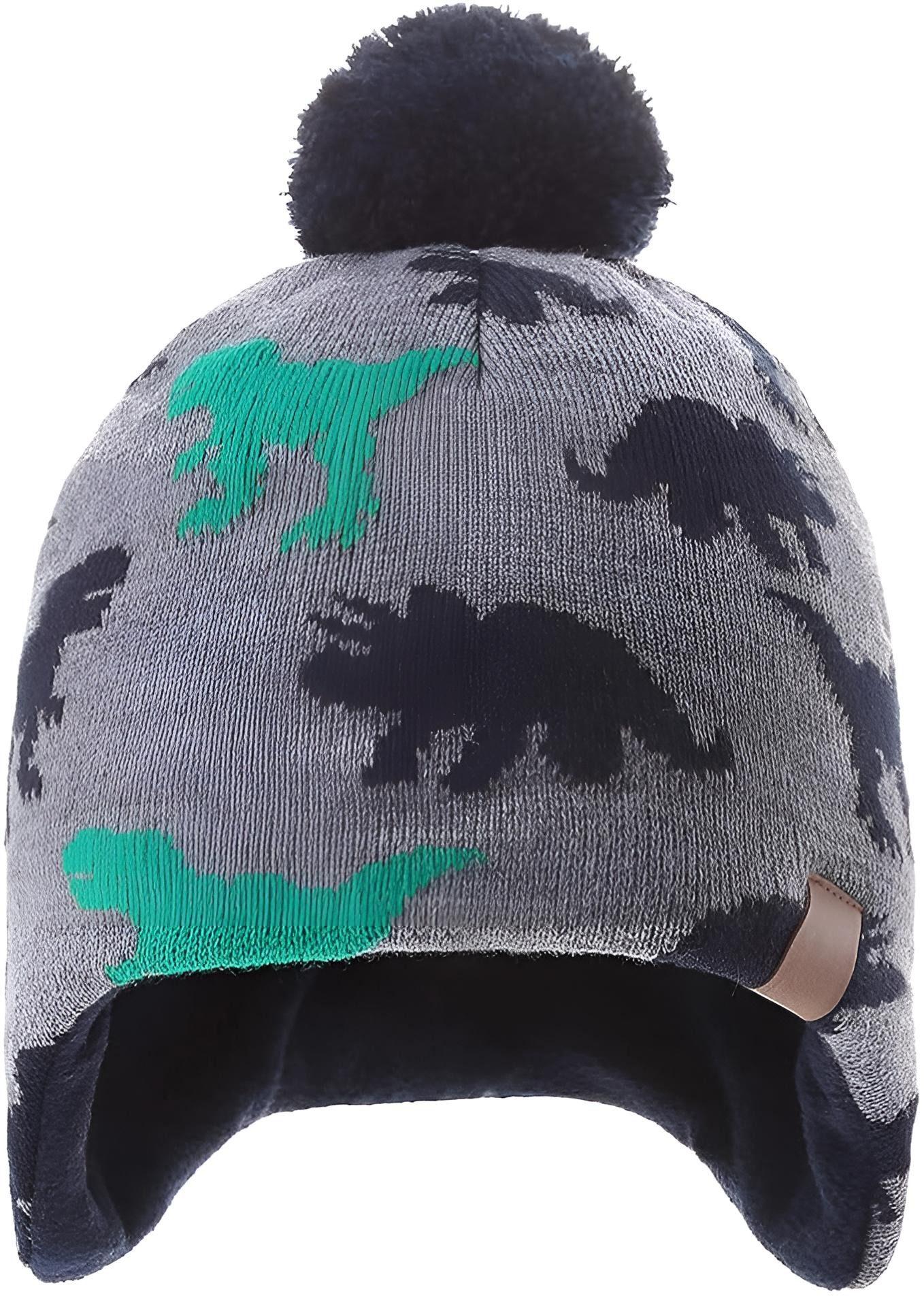 AHAHA Kinder Beanie - 0R43 Dino/Grau
