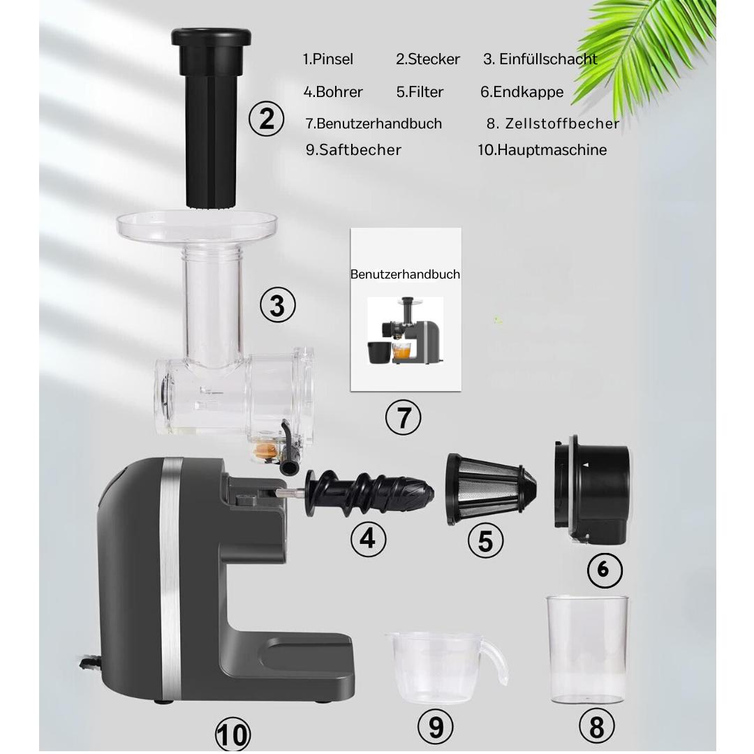 Greatfinds - Entsafter - inkl. Messer Set