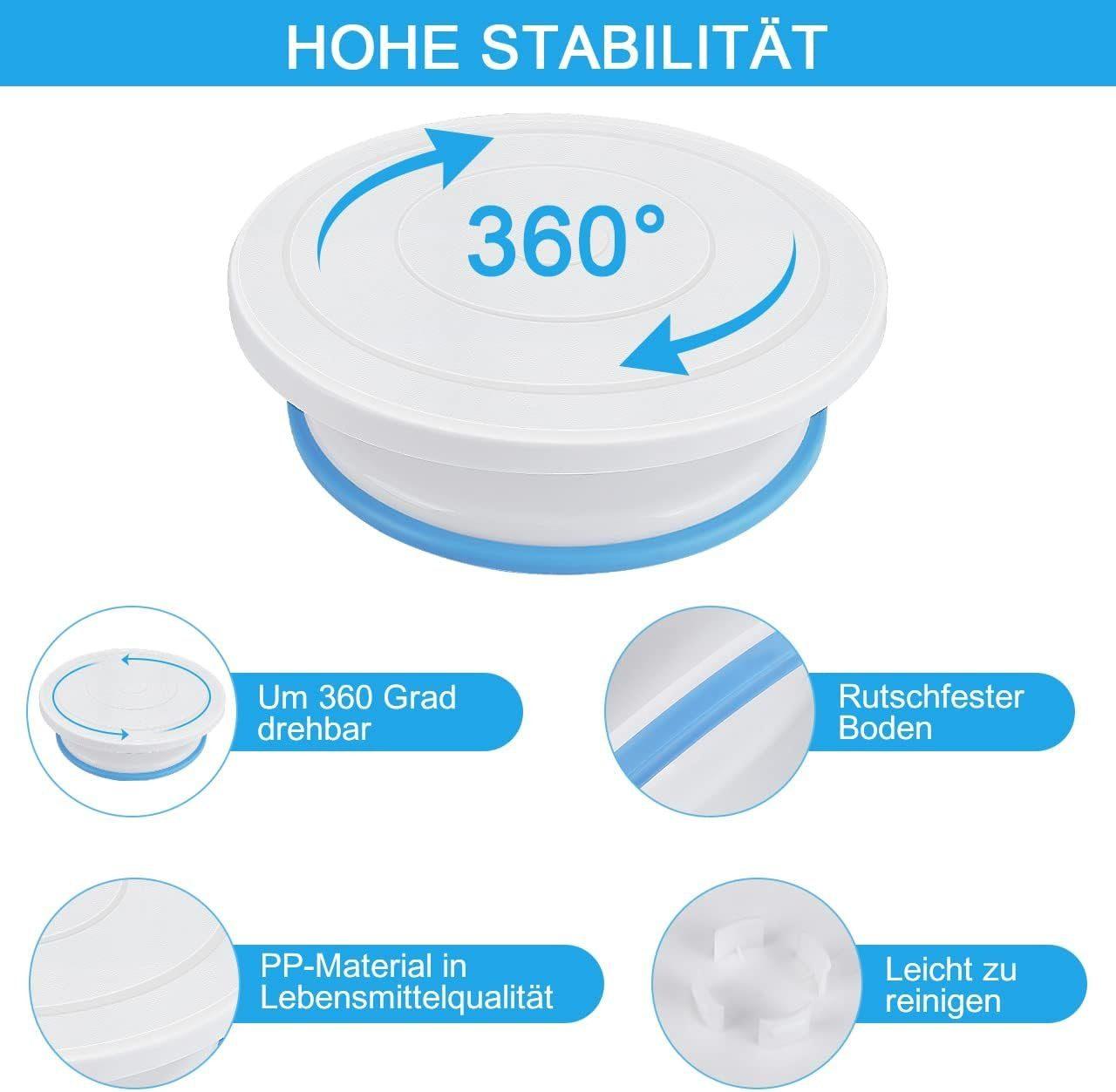 WisFox Tortenwerkzeug 103 WisFox Kuchen Drehtisch WisFox Kuchen 