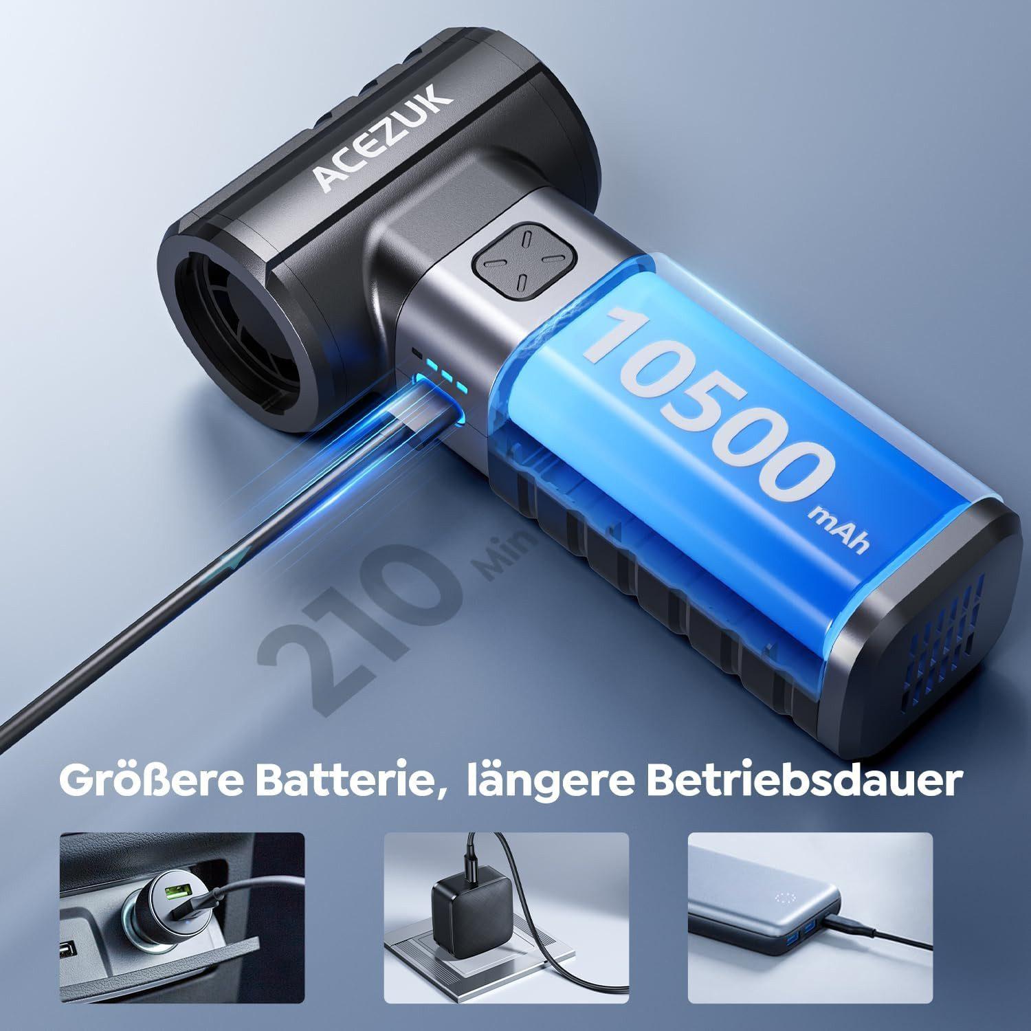 ACEZUK - Elektrischer Akku-Luftbläser - AD100