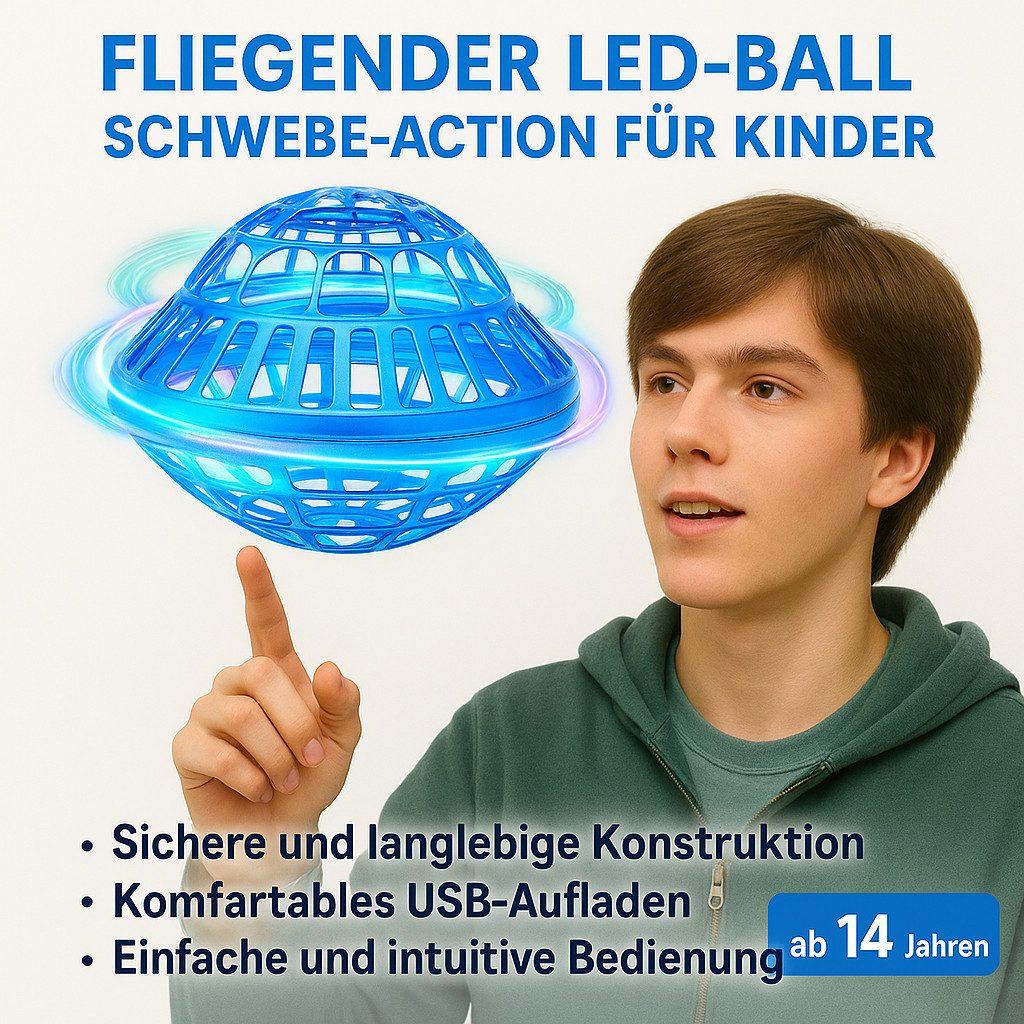 Flynova - LED Spielball Ufo - Blau