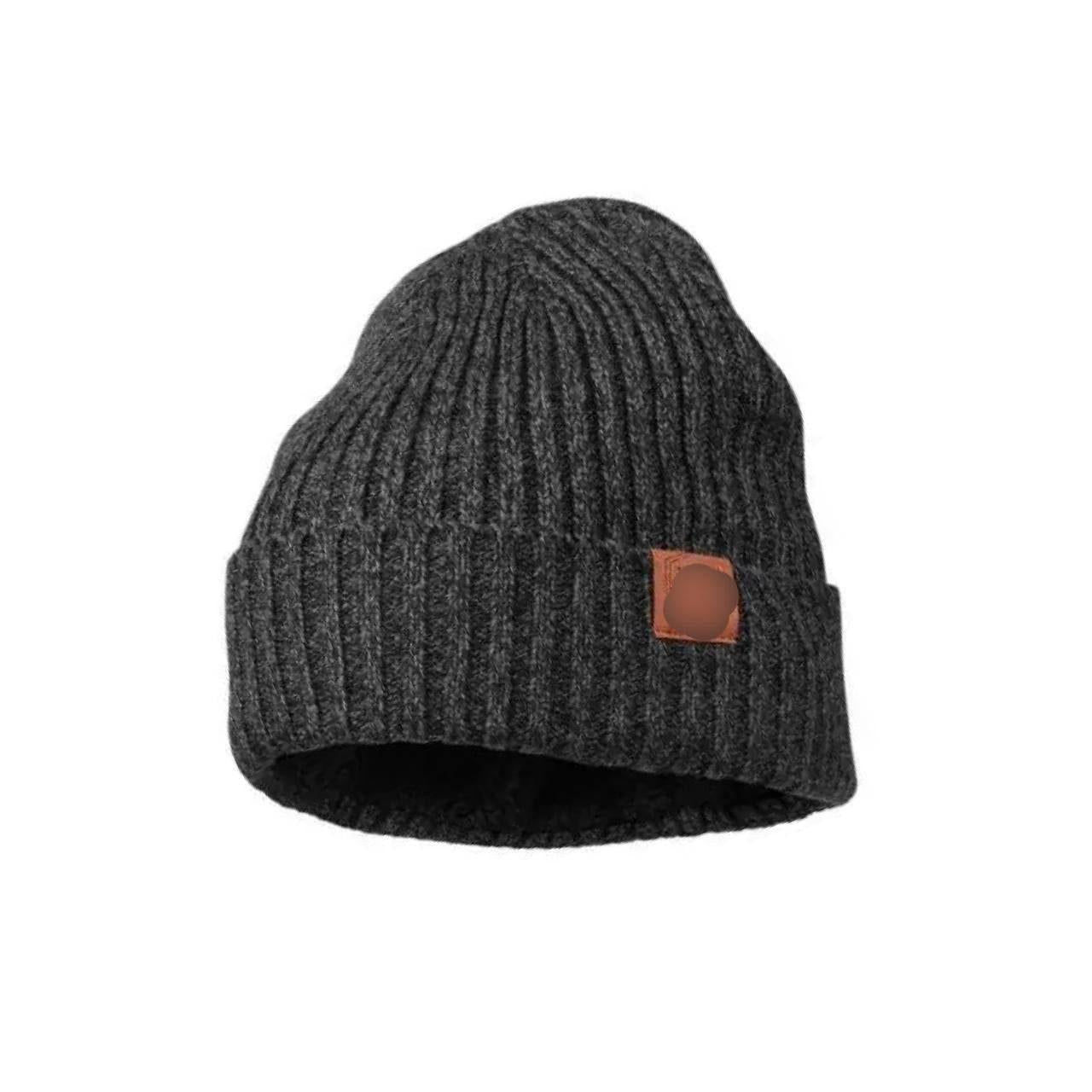 AHAHA Kinder Beanie - 8KMP Dunkelgrau/Beige