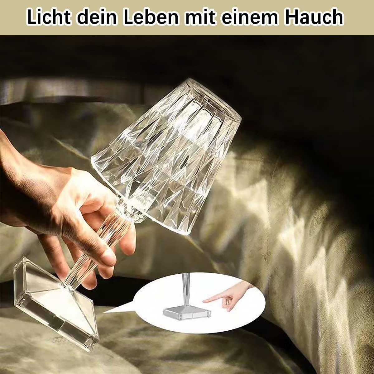 Diyarts Nachttischlampe Keagan-LED-Kristal-16