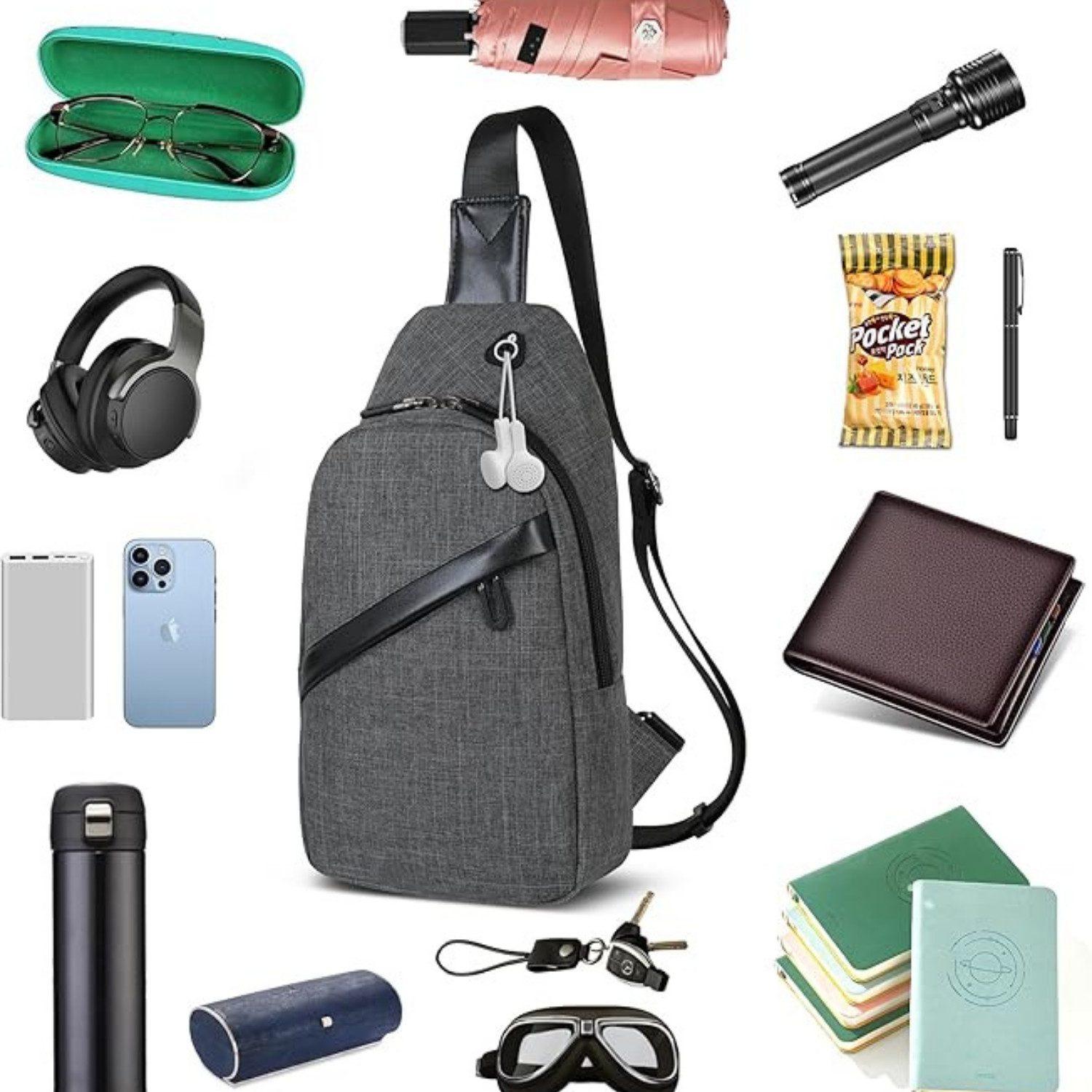 Umhängetasche - Grau