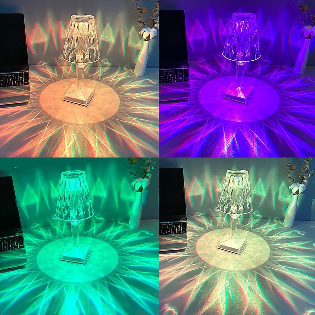 Diyarts Nachttischlampe Keagan-LED-Kristal-16