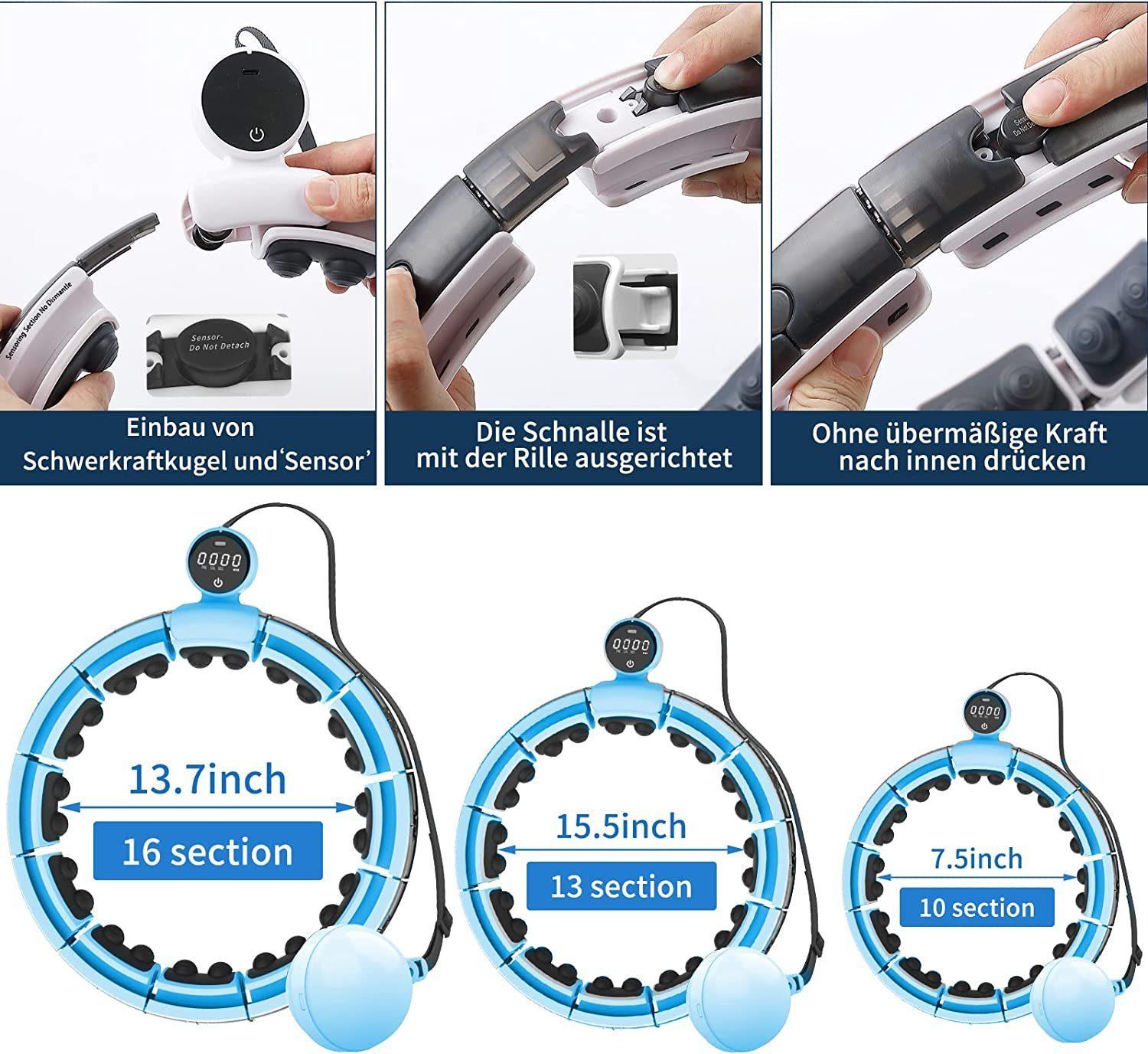 Soog Digi - Smart Hola Hoop Reifen - Hellblau