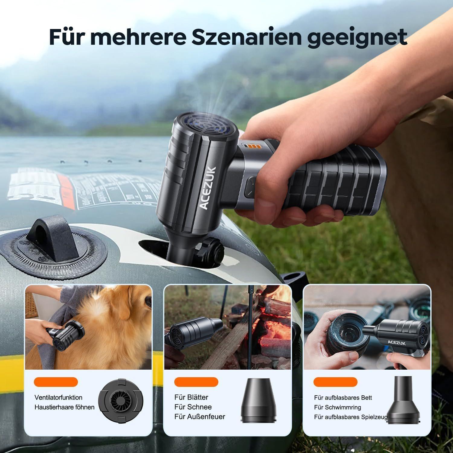 ACEZUK - Elektrischer Akku-Luftbläser - AD100