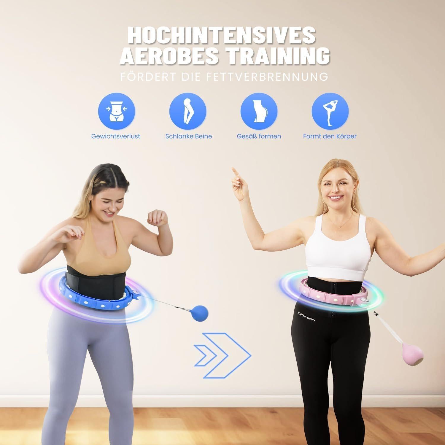 Cozylady - Smart Hula Hoop Reifen - Blau