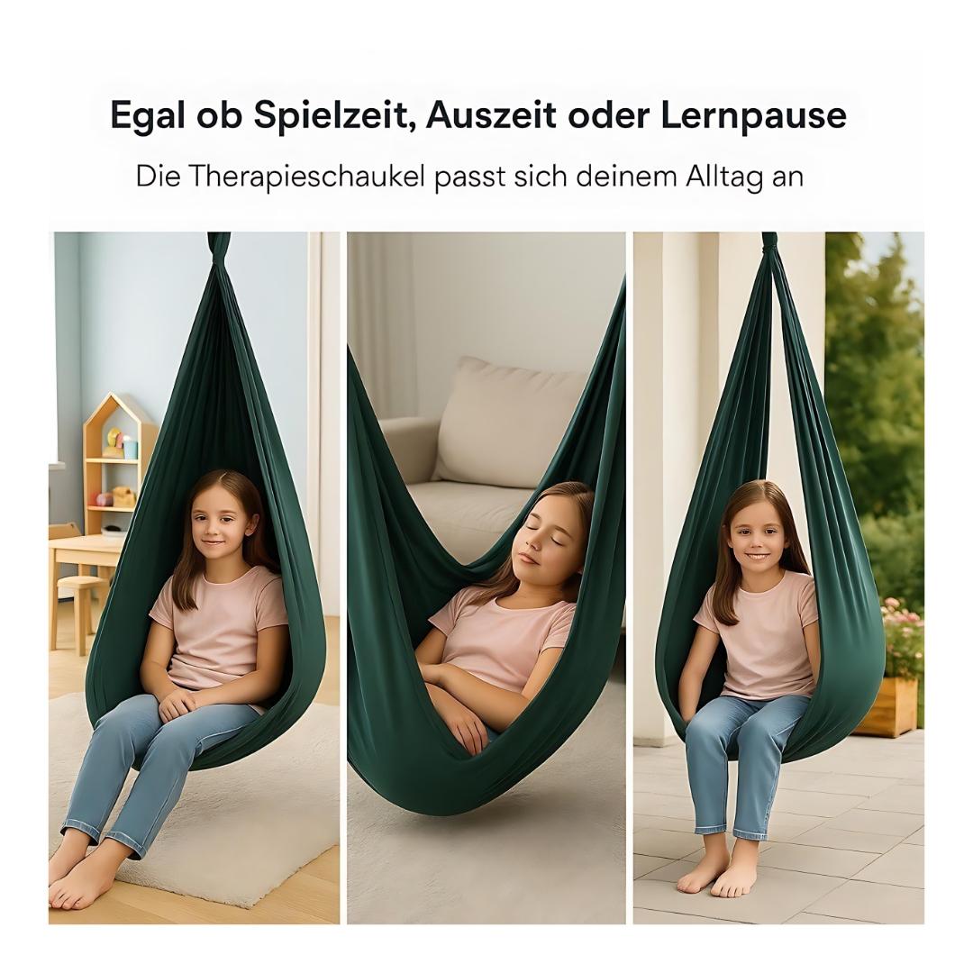 Kronenberg Therapieschaukel Kinder – Sensorische Hängeschaukel aus doppellagigem Polyester