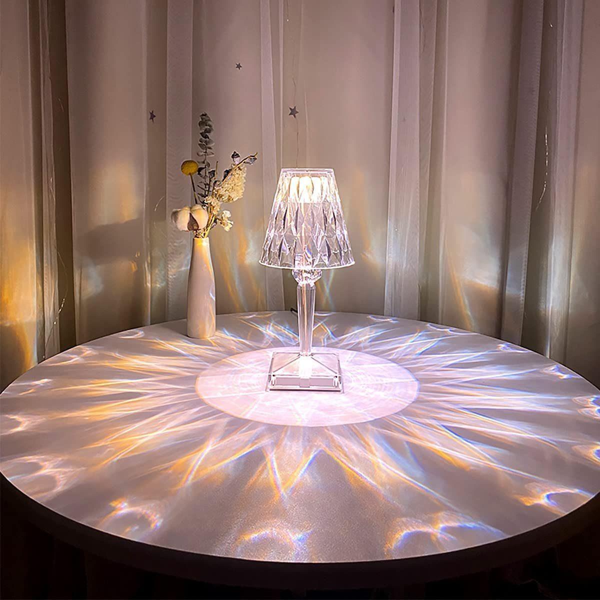 Diyarts Nachttischlampe Keagan-LED-Kristal-16