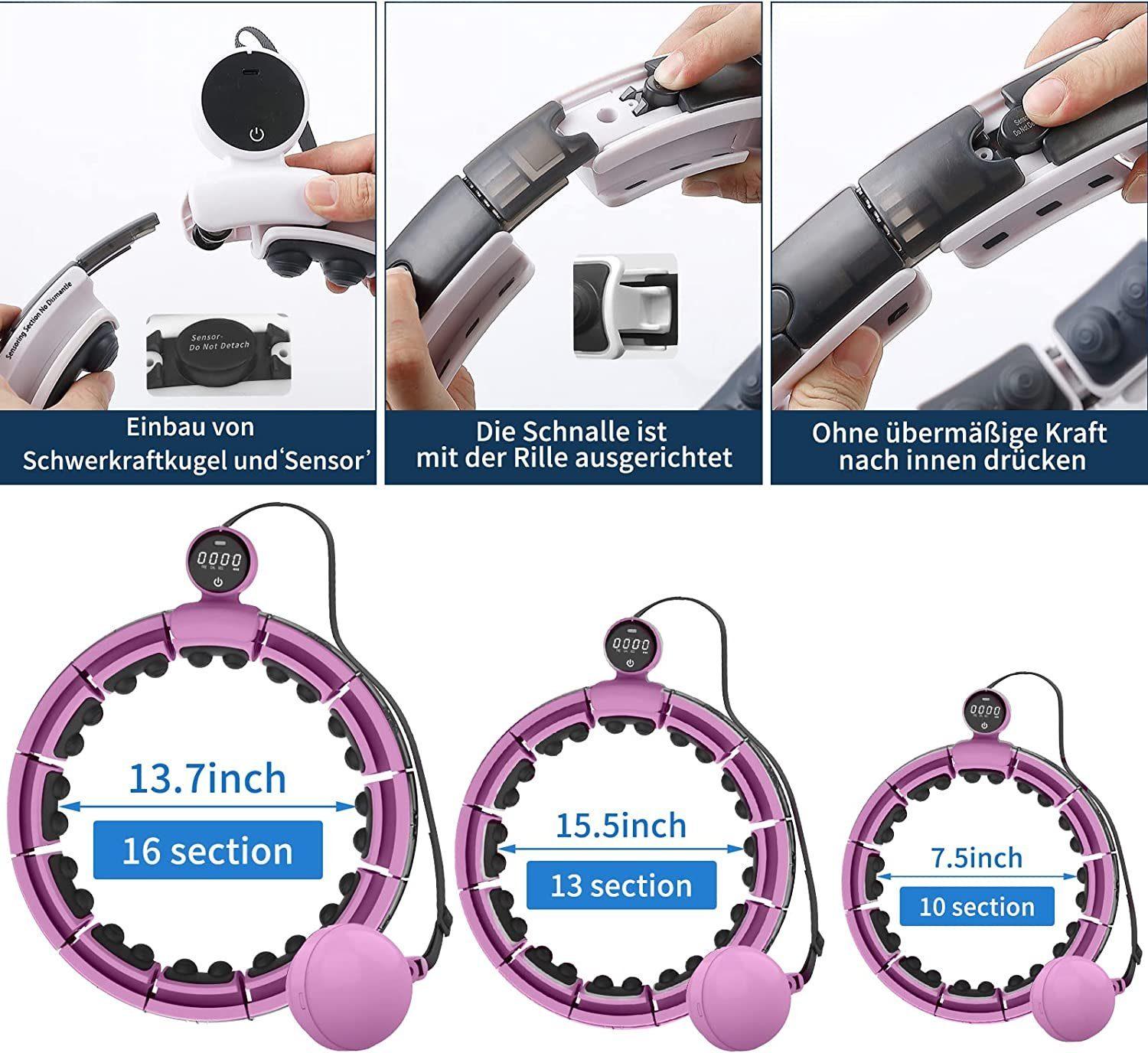 Soog Digi - Smart Hola Hoop Reifen - Hellrosa