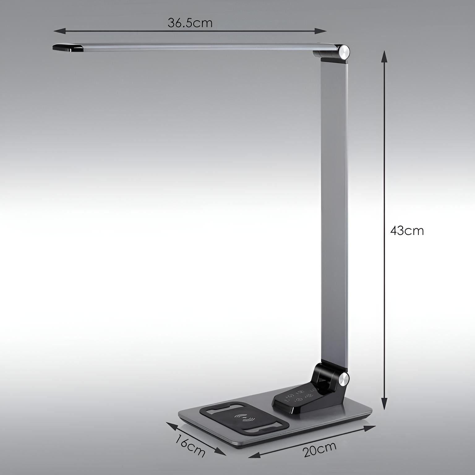 LED Schreibtischlampe - Deckey MA70C - Silber