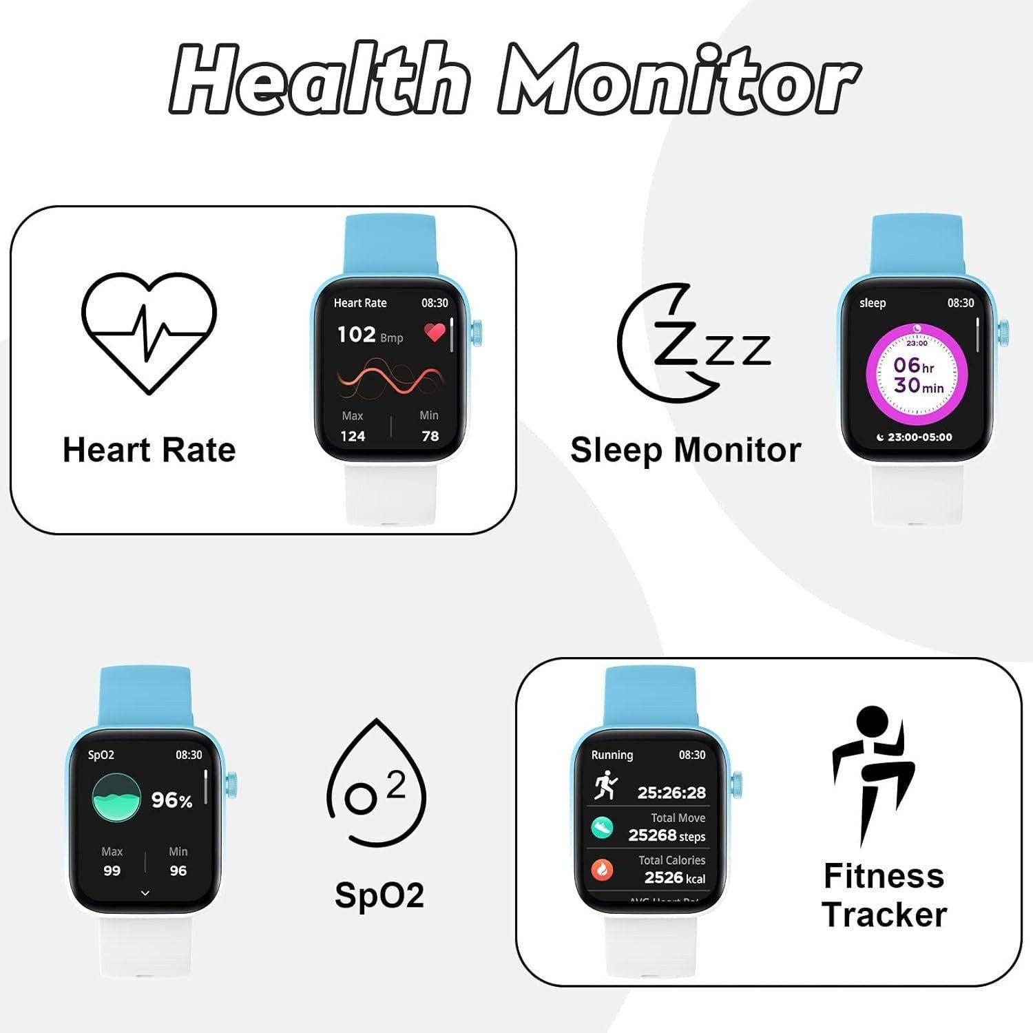 Zero-G - Smartwatch - Hellblau