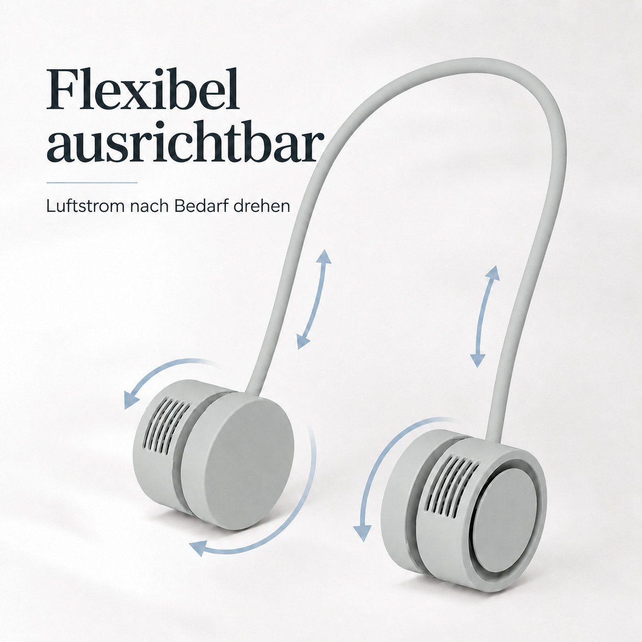 Zantan - Nackenventilator 360° verstellbar - Grey