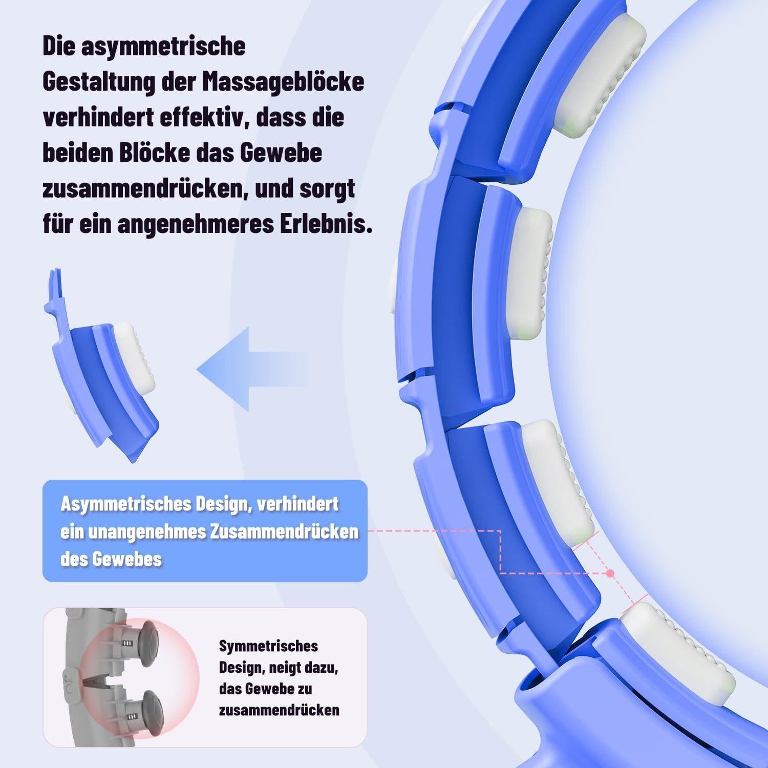Cozylady - Smart Hula Hoop Reifen - Blau
