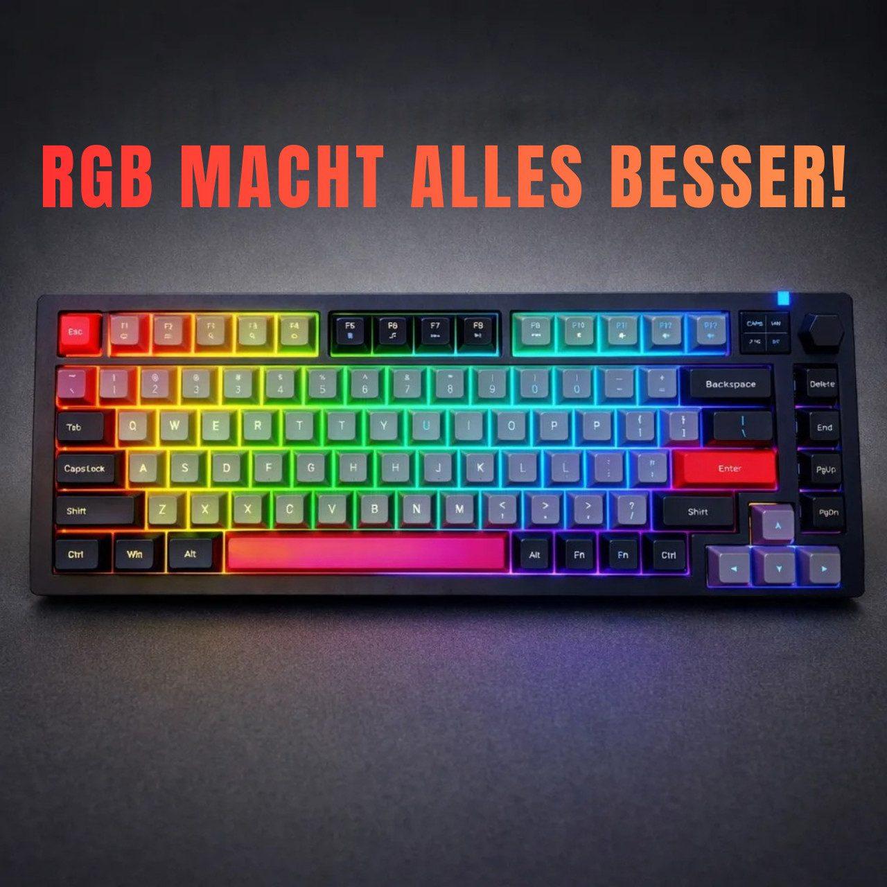 Goldstern wireless Gaming Tastatur - CX63 Schwarz