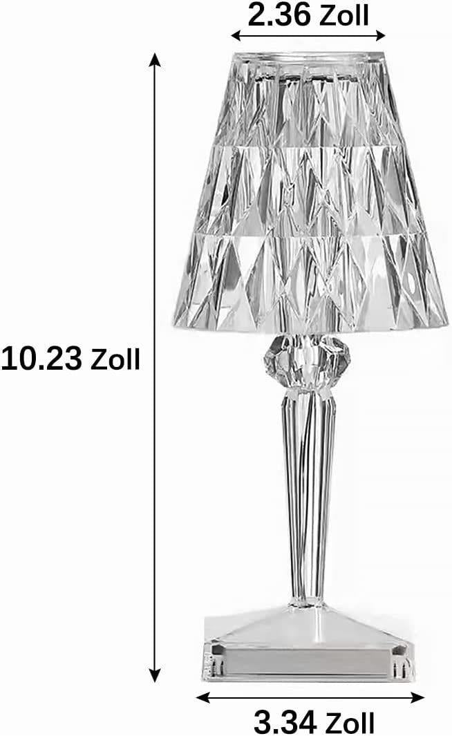 Diyarts Nachttischlampe Keagan-LED-Kristal-16