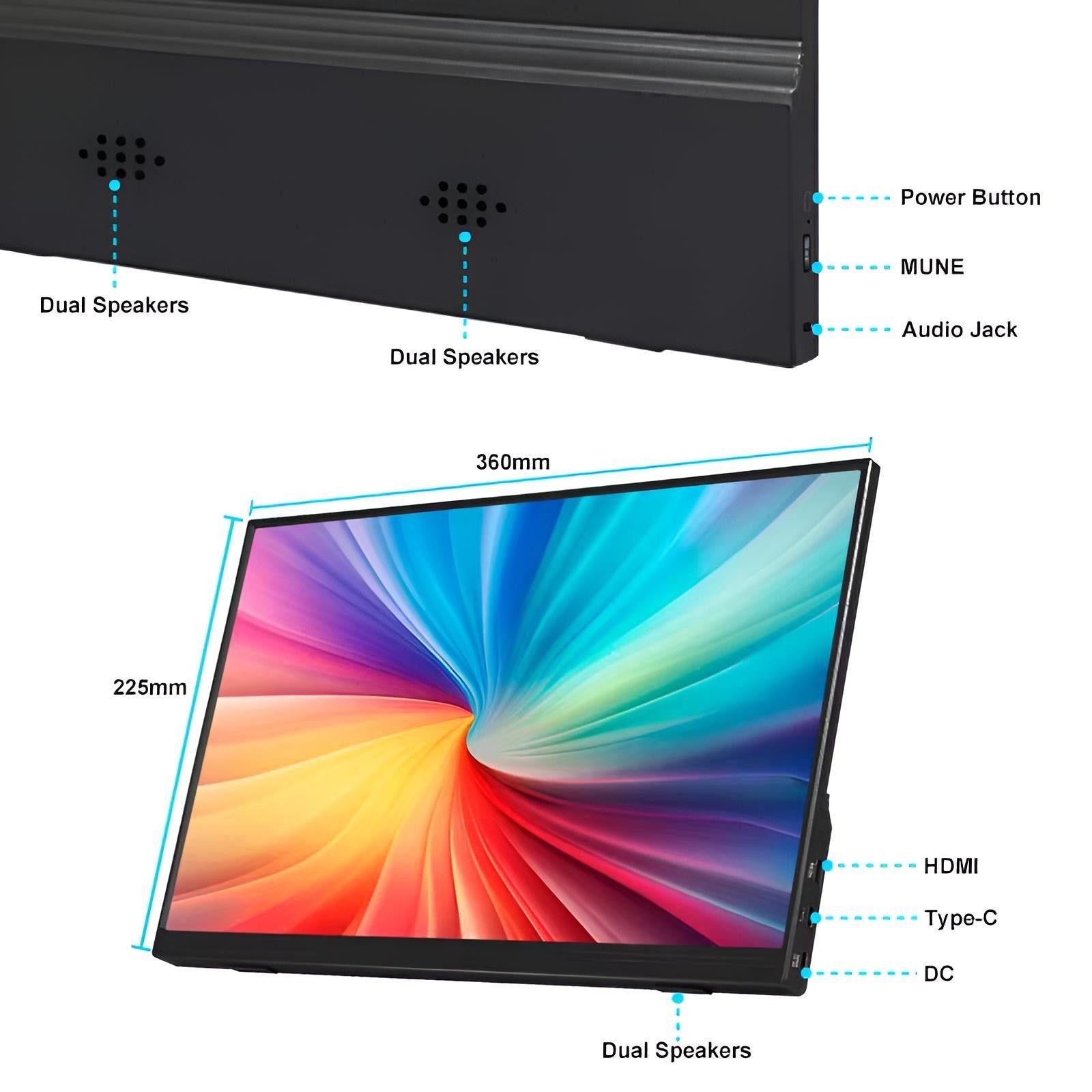Goldstern - Gaming Monitor - 156HD - PM