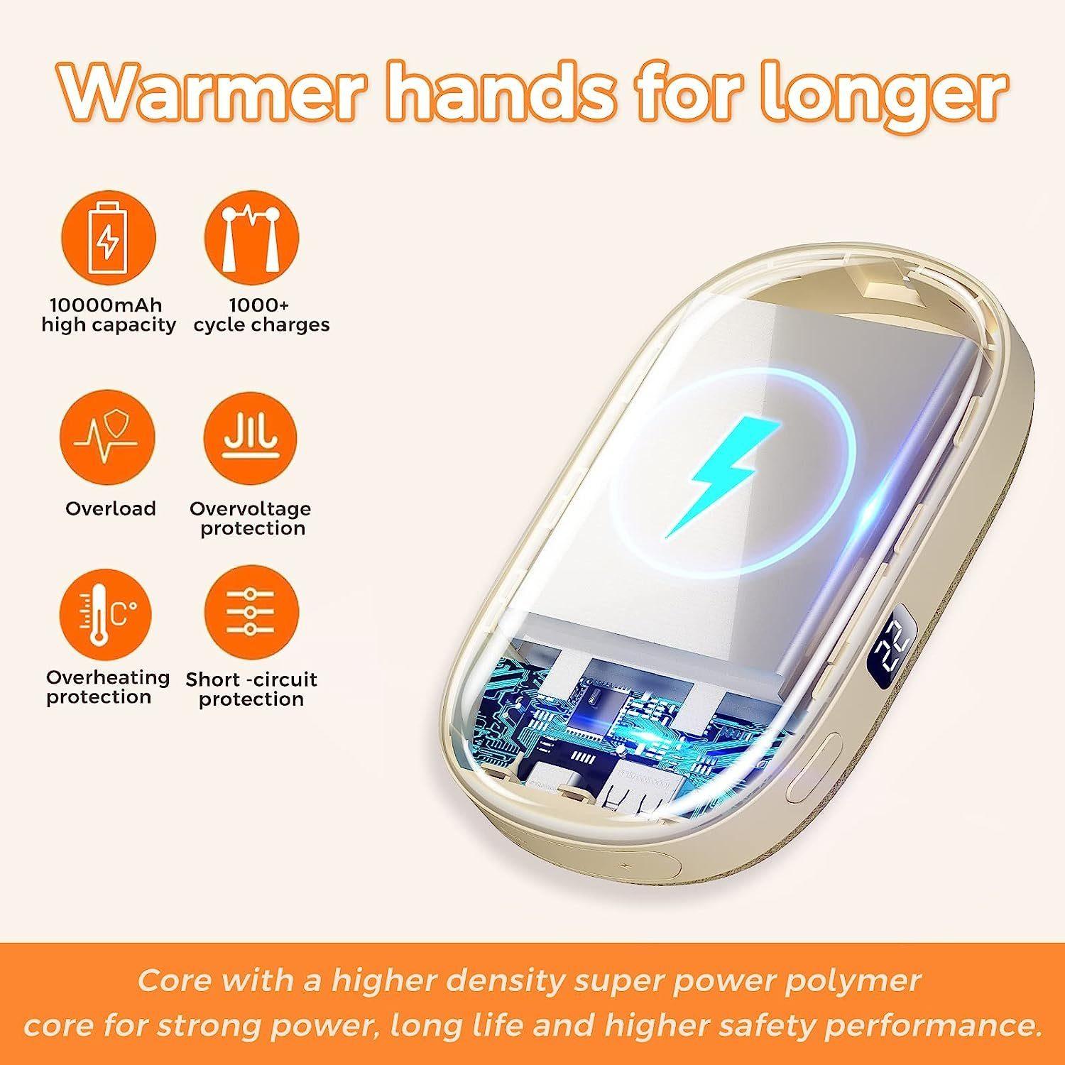 Diyarts Powerbank 2in1-Handwärmer - Grün