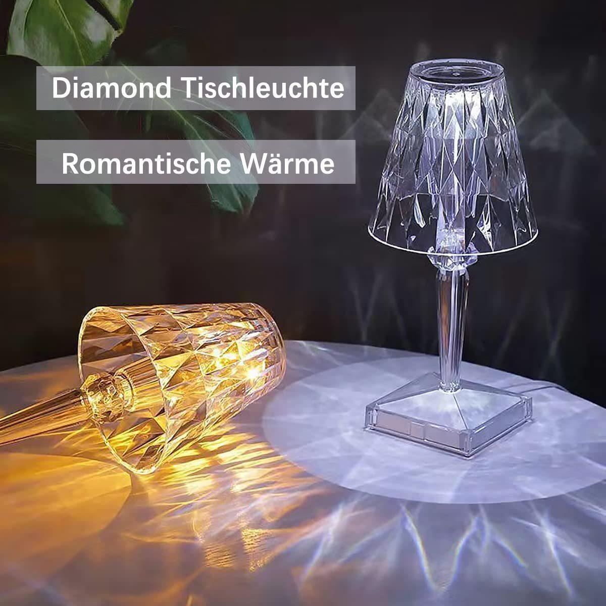 Diyarts Nachttischlampe Keagan-LED-Kristal-16