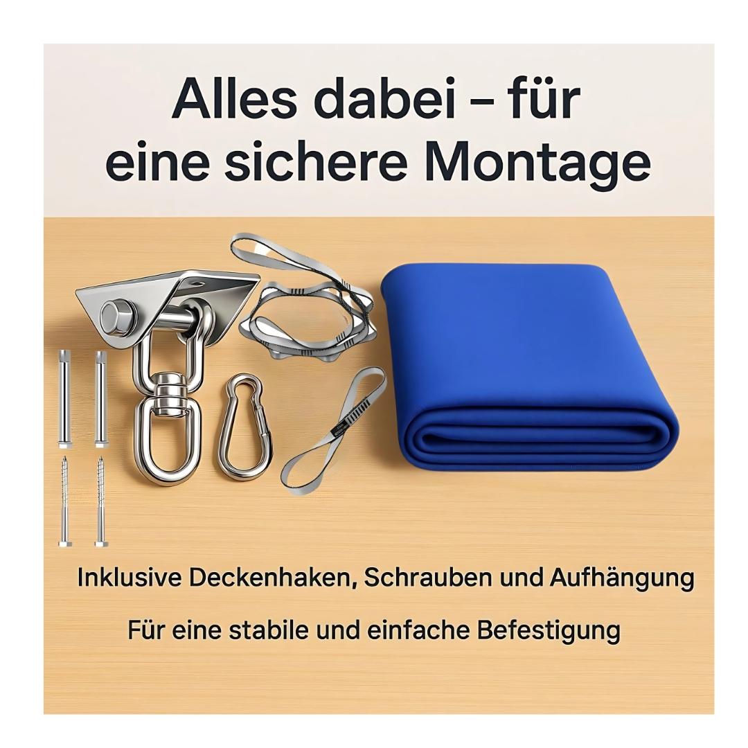 Kronenberg Therapieschaukel Kinder – Sensorische Hängeschaukel aus doppellagigem Polyester