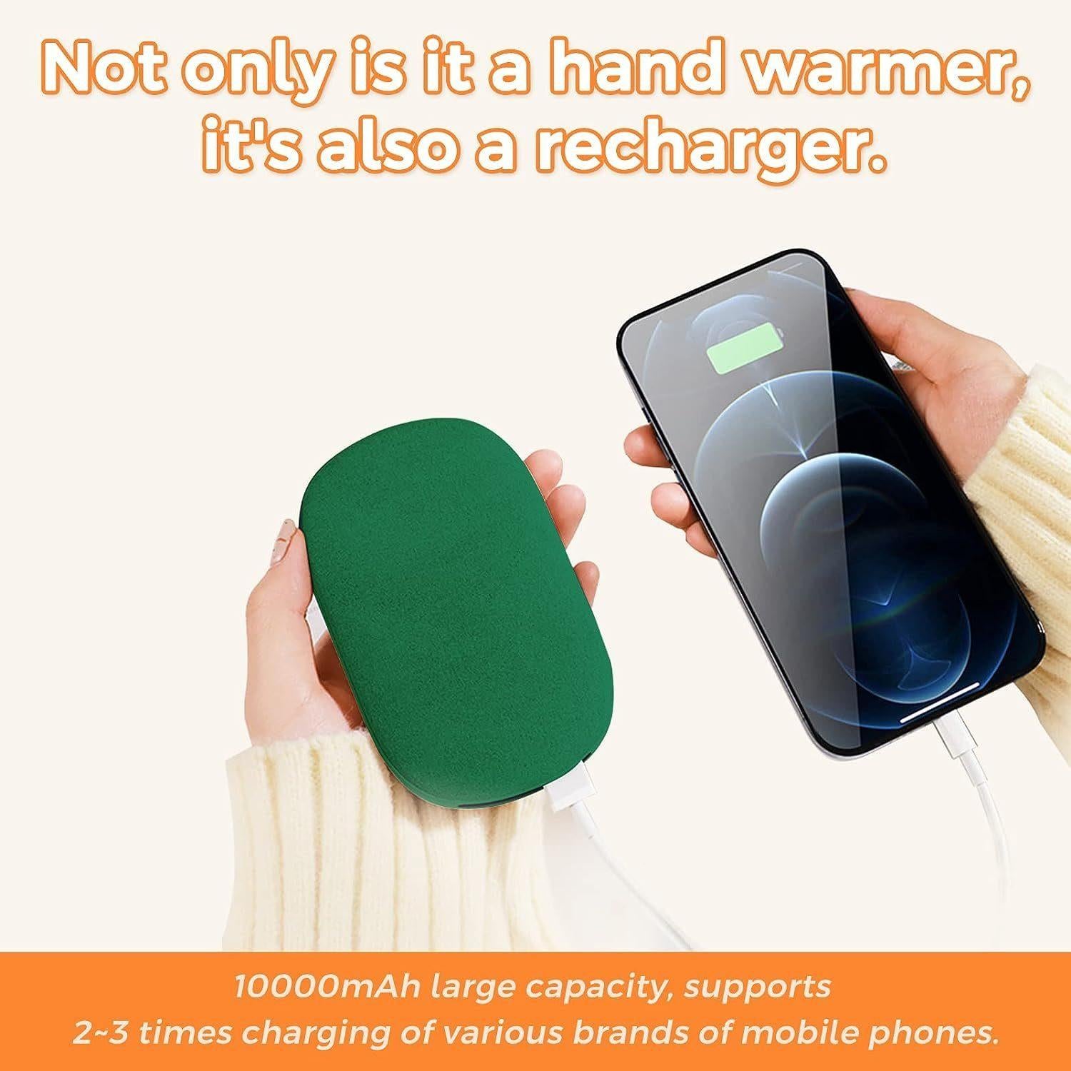 Diyarts Powerbank 2in1-Handwärmer - Grün