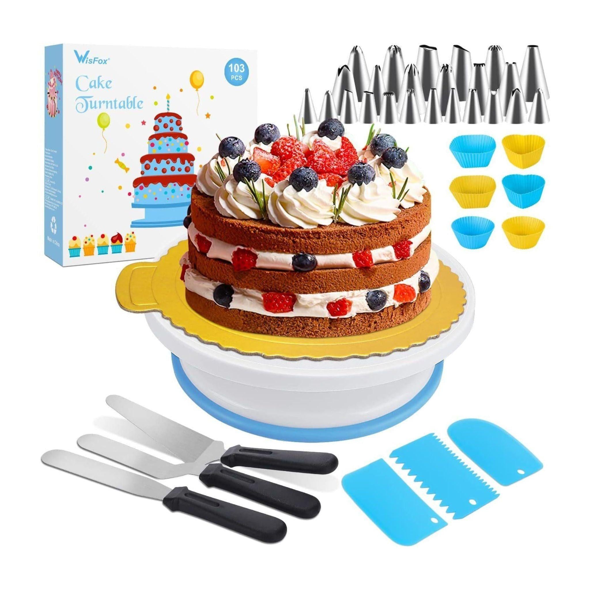 WisFox Tortenwerkzeug 103 WisFox Kuchen Drehtisch WisFox Kuchen 