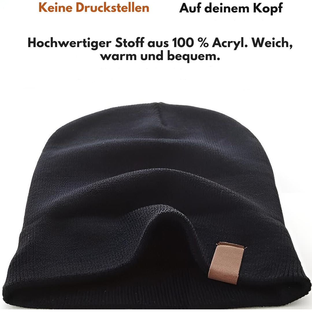 AHAHA Beanie - 9GV Schwarz/Rosa