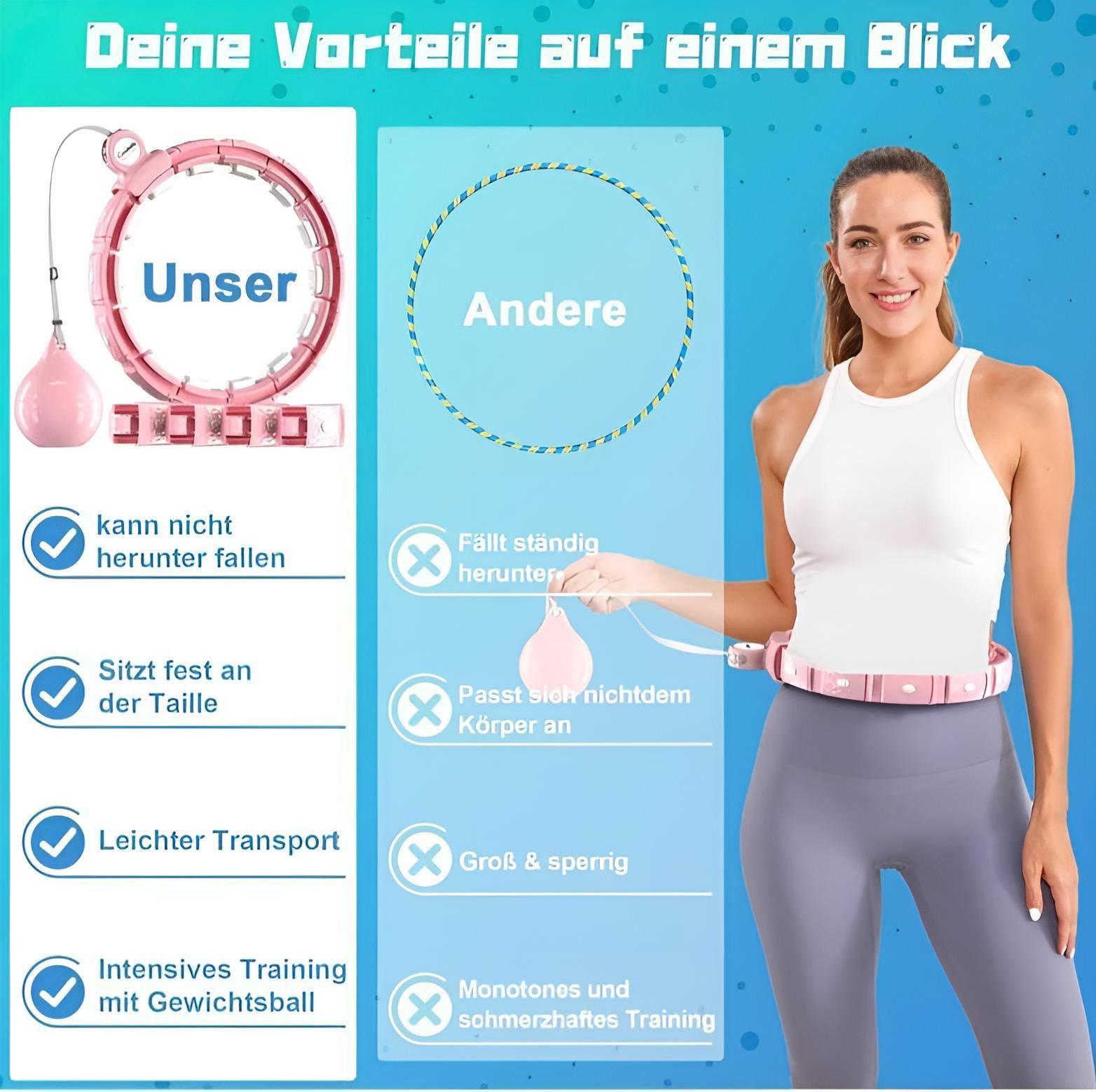 Cozylady - Smart Hula Hoop Reifen - Rosa