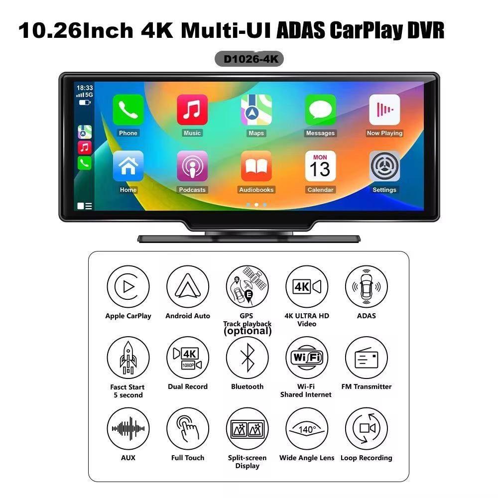 2 in 1 - Dashcam und Navi für Autos - Goldstern