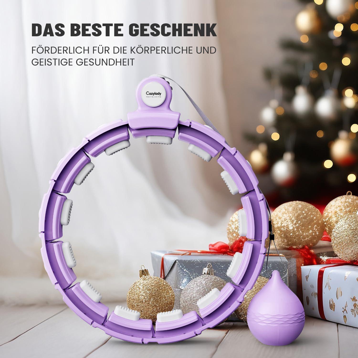 Cozylady - Smart Hula Hoop Reifen - Lila LED