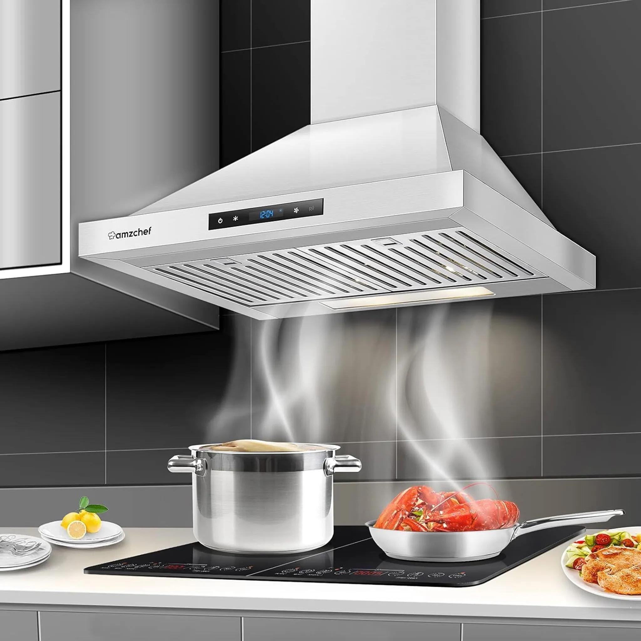 Amzchef Wandhaube - S-1001B-Silver