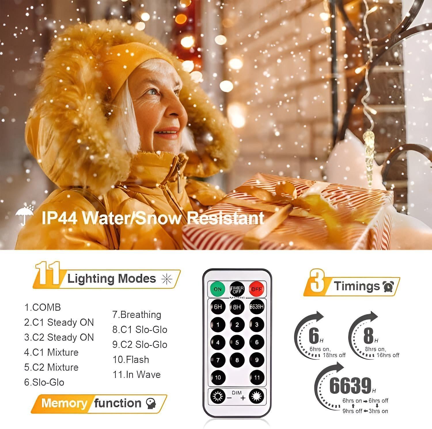 ECOWHO - LED Lichternetz 320-flammig - PQGB