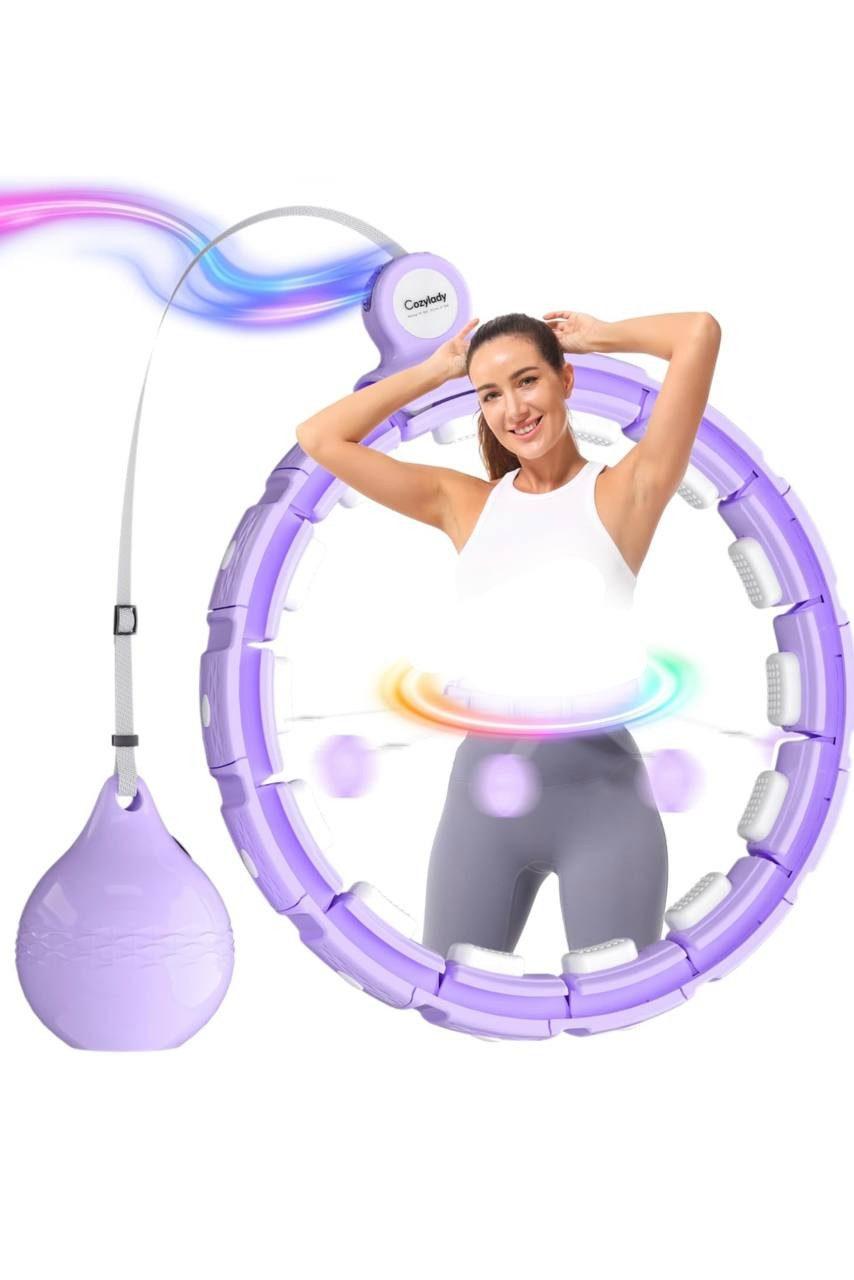 Cozylady - Smart Hula Hoop Reifen - Lila LED