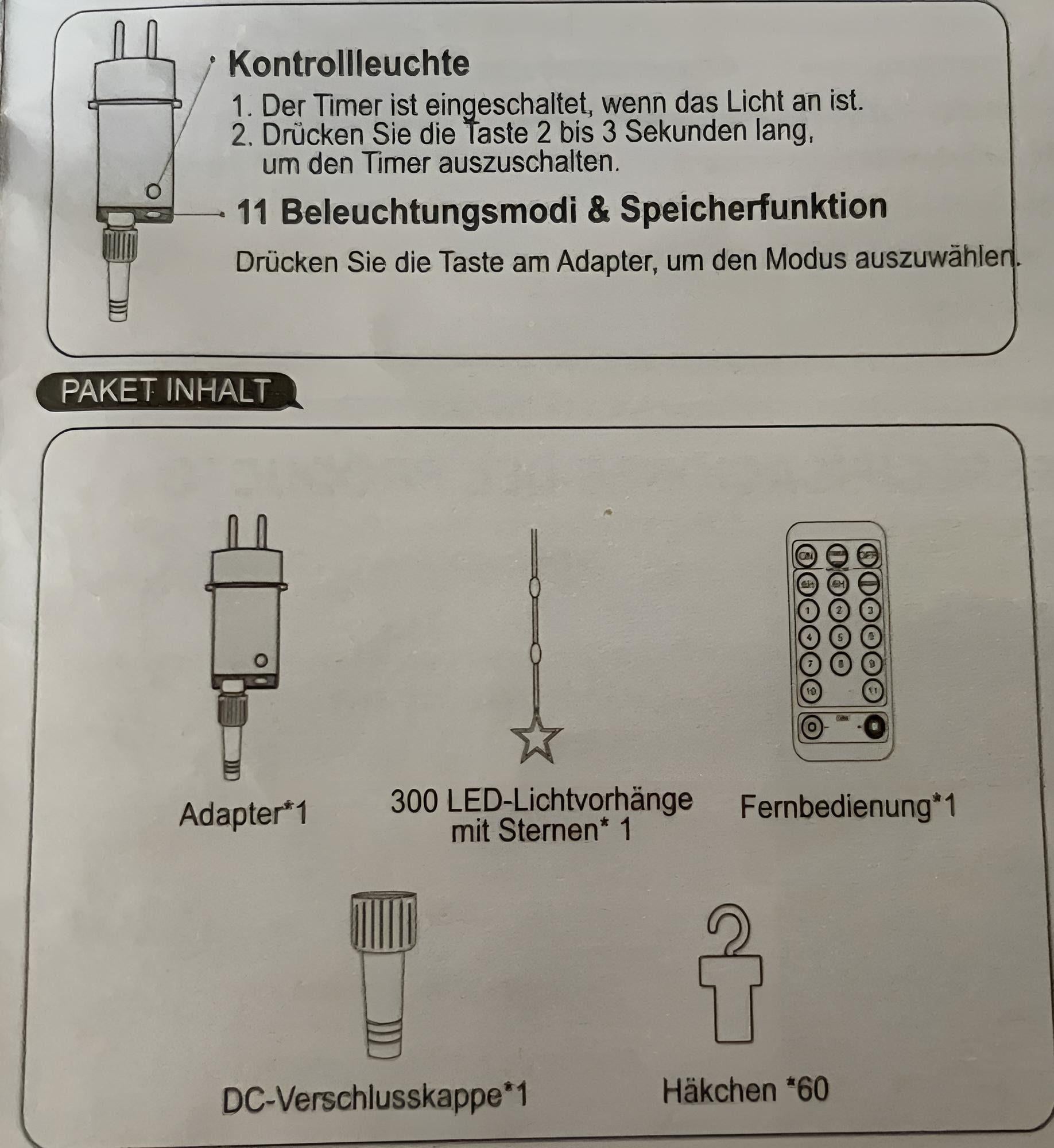 ECOWHO - LED Lichternetz 300-flammig - DPDV