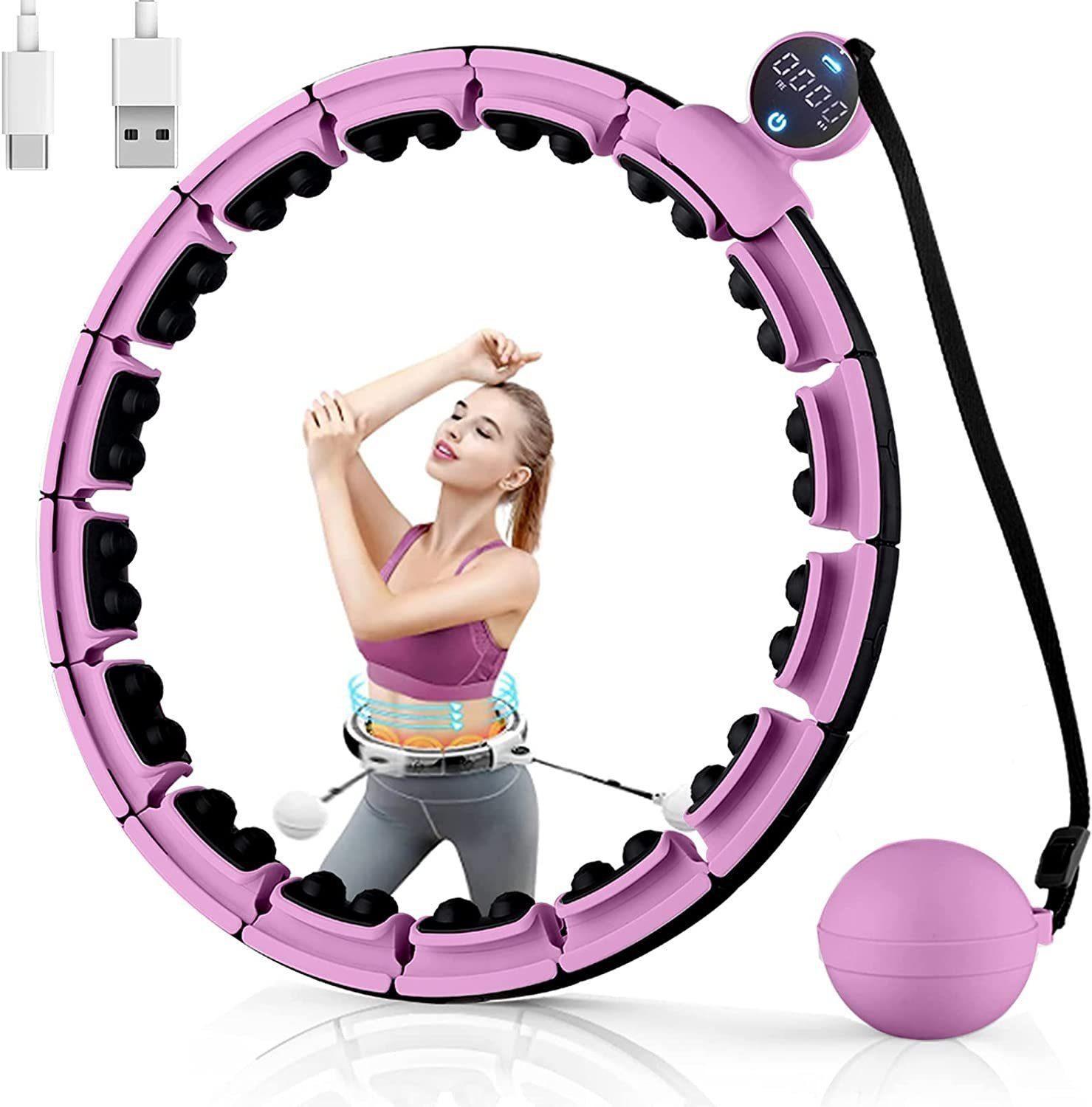 Soog Digi - Smart Hola Hoop Reifen - Hellrosa