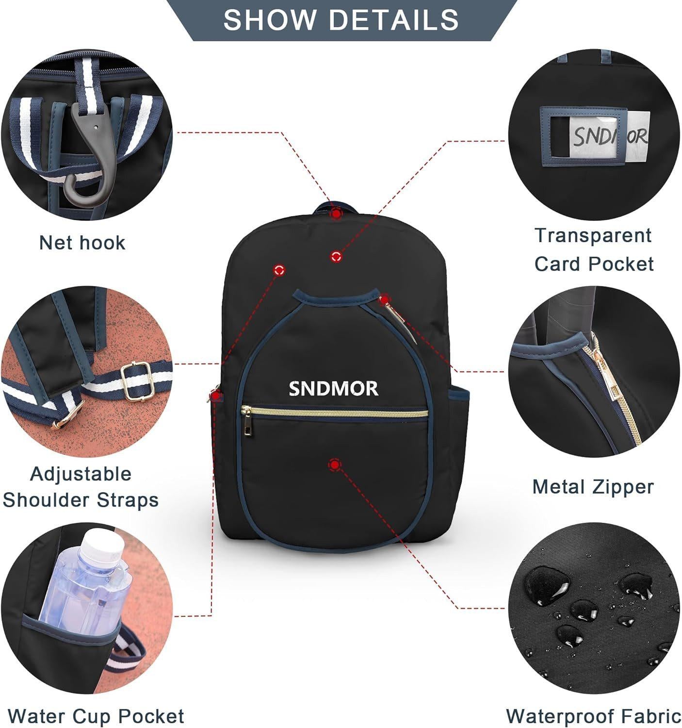 Sportrucksack - SNDMOR - Schwarz