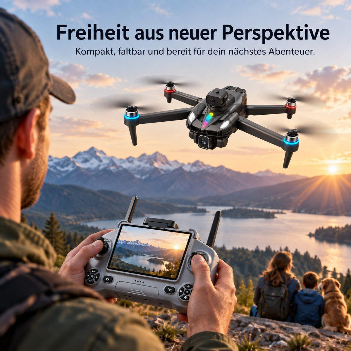 Goldstern RC Quadrocopter - KY108 - 2 Akkus