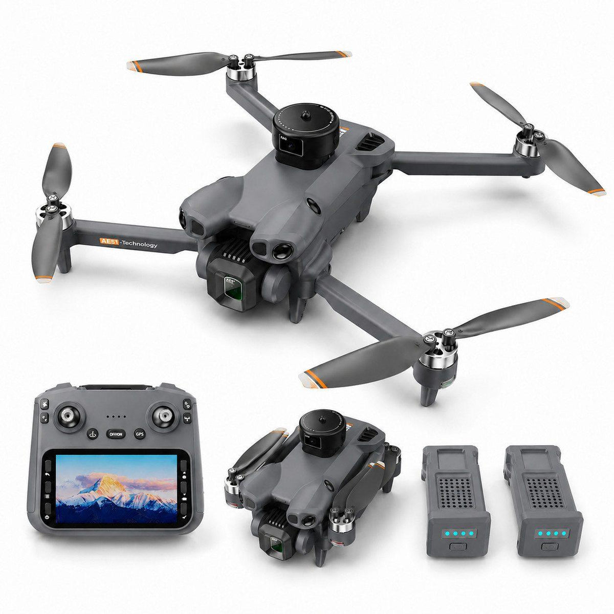 Goldstern RC Quadrocopter - AE51 - 2 Akkus