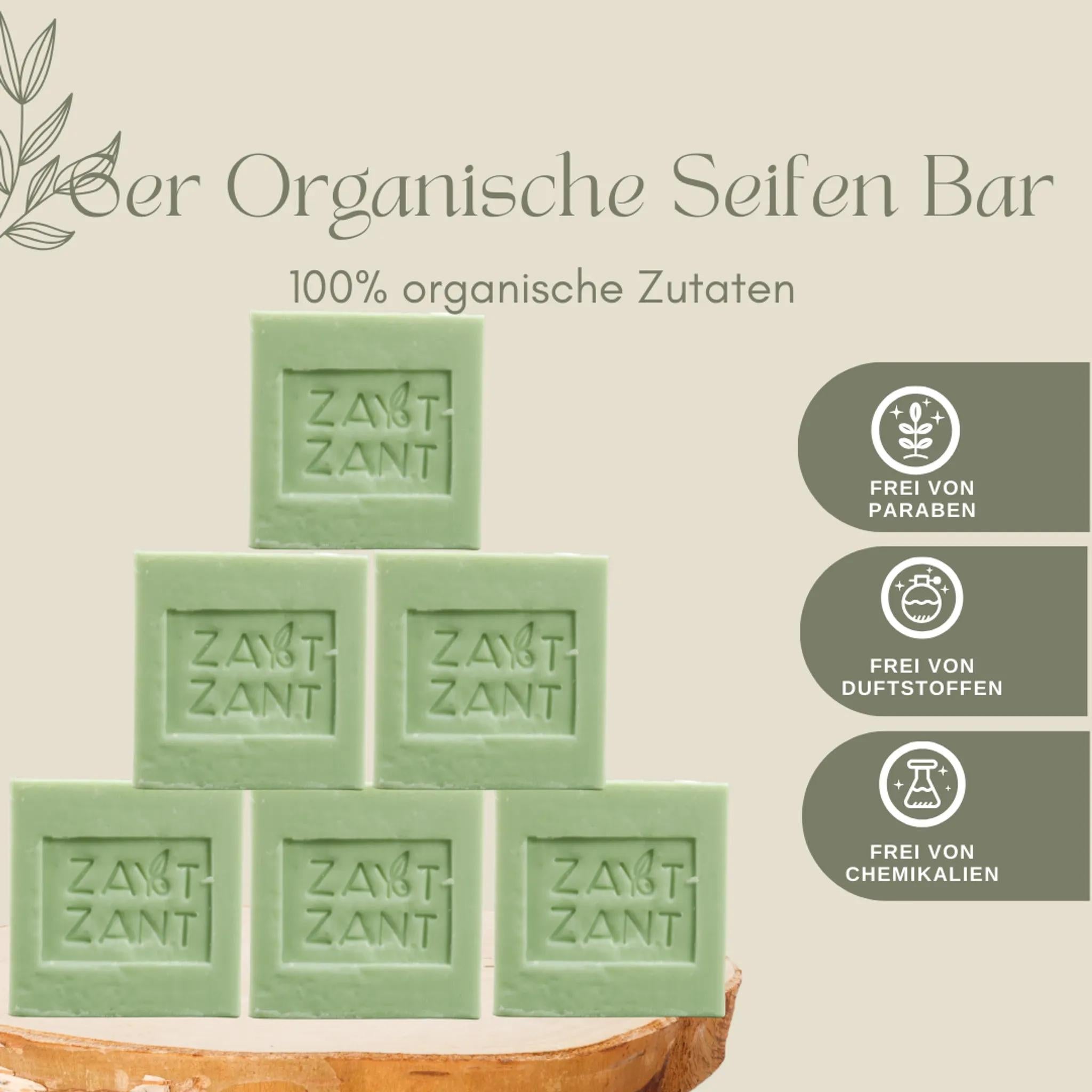 Zant - 6er-Set natürliche Seife - Lorbeereseife