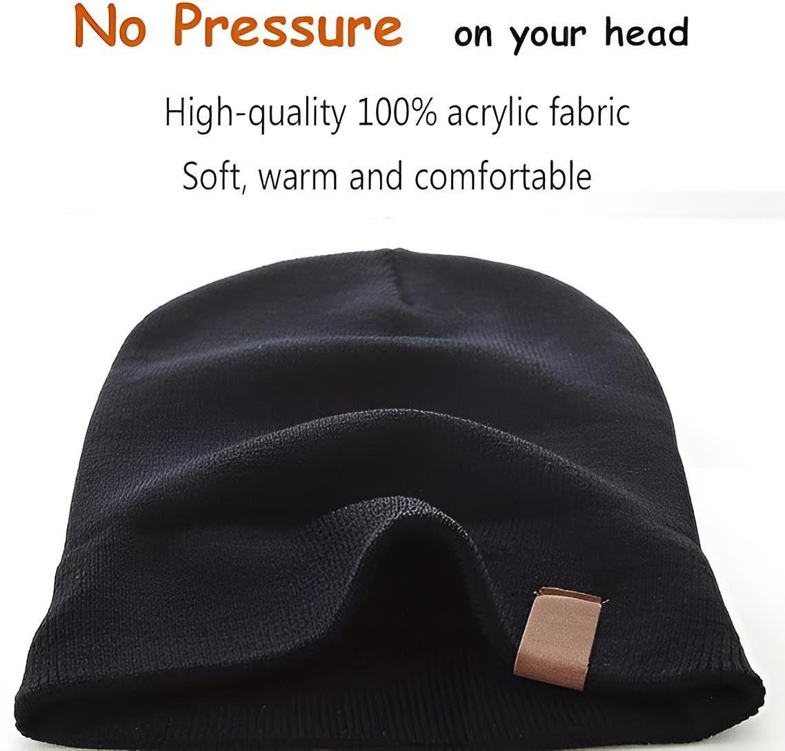 AHAHA Beanie - 9GV Schwarz/Rosa