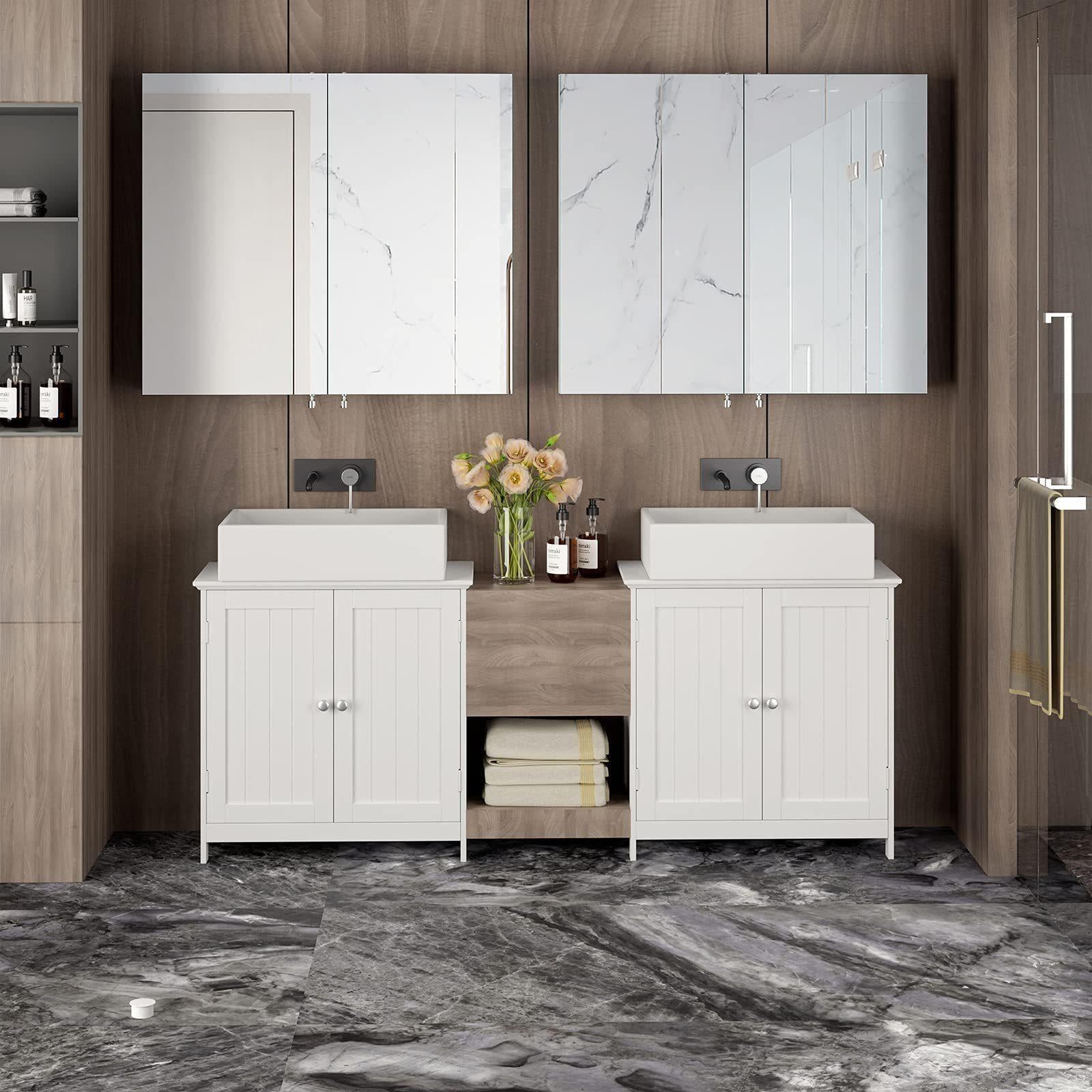 Homfa - Badezimmer Spiegelschrank