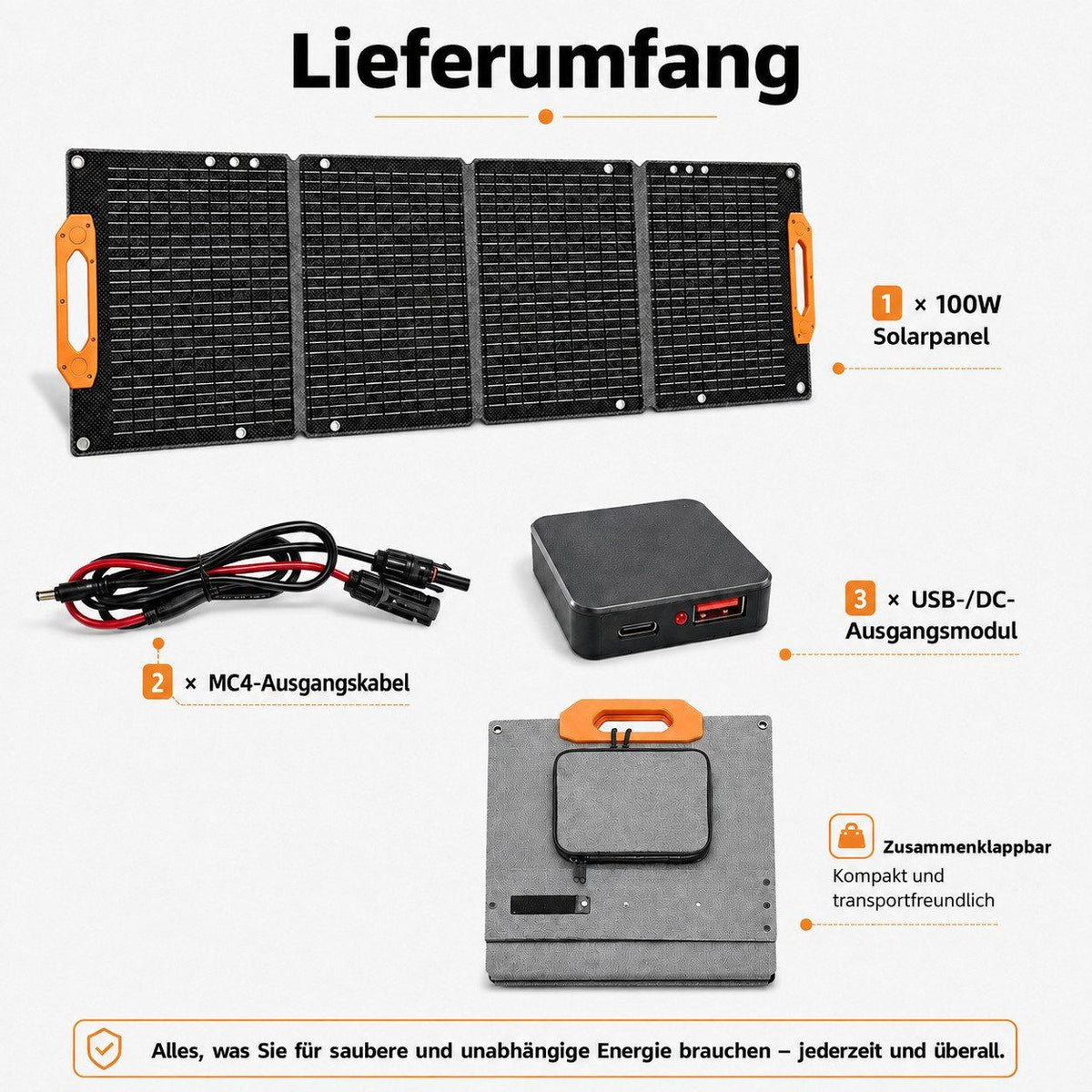 Powerstation NEO K2 - 288Wh 600W inkl. 100W Solarpanel