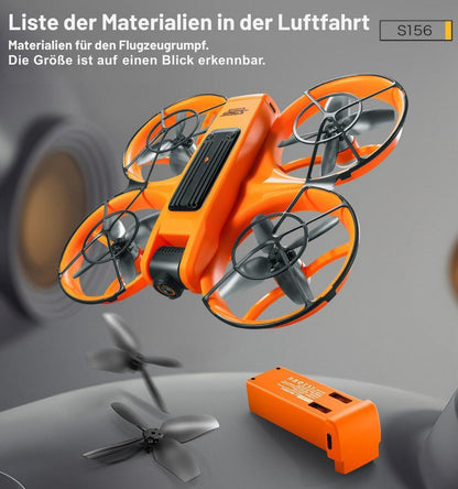 Goldstern RC Quadrocopter - S156 Orange - 3 Akkus